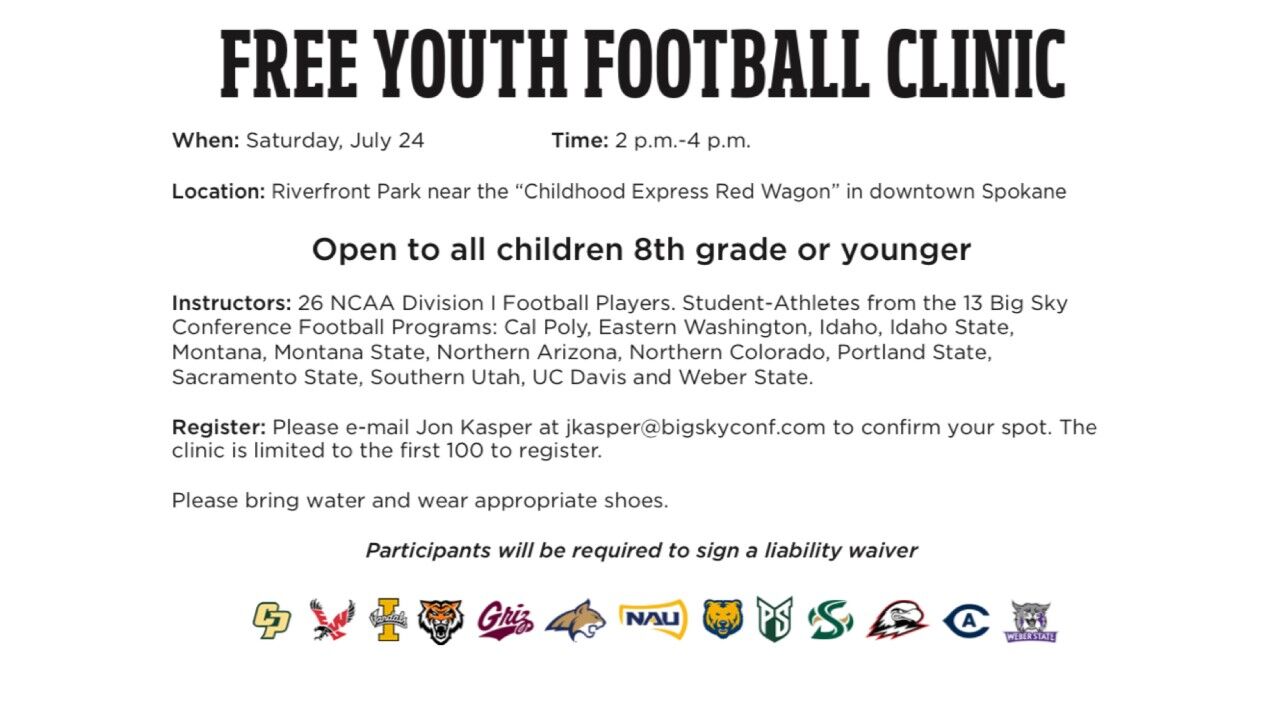 Big Sky football clinic